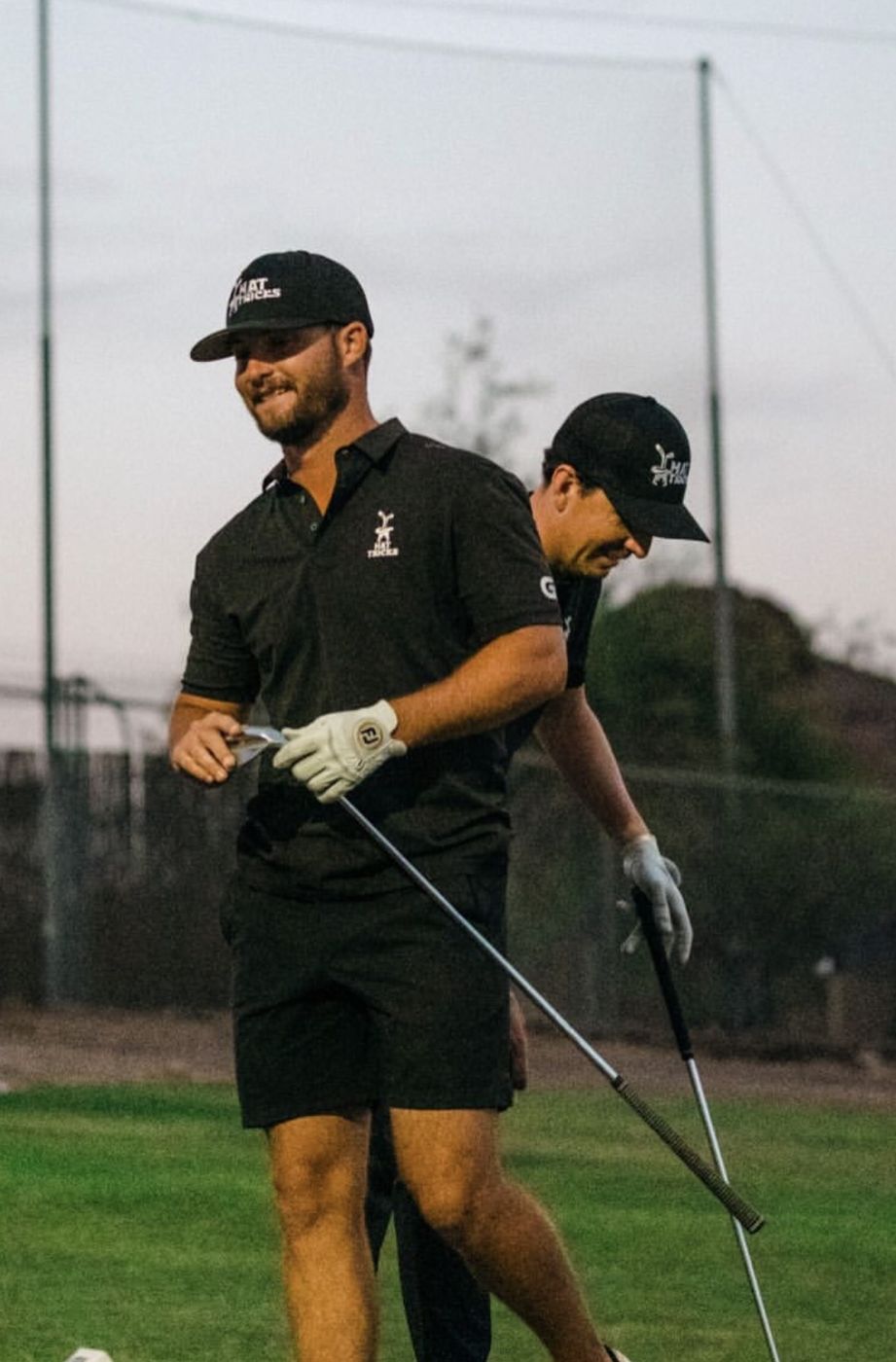 Zander laughing on the range